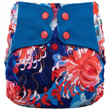 E02 Chrysanthemum Pattern Cloth Diapers and Accessories