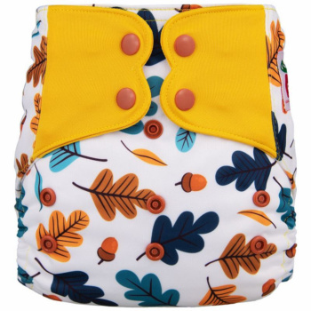 E07 Acorn and Leaves Pattern Cloth Diapers and Accessories