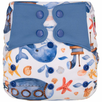 E24 Hand-Painted Submarine Pattern Cloth Diapers and Accessories