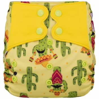 E25 Mexican Cactus Pattern Cloth Diapers and Accessories