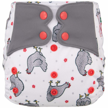 E31 Cartoon Hen Pattern Cloth Diapers and Accessories