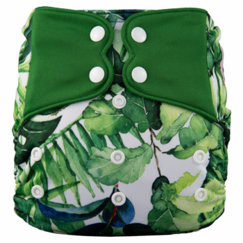 H13 Monstera Pattern Cloth Diapers and Accessories