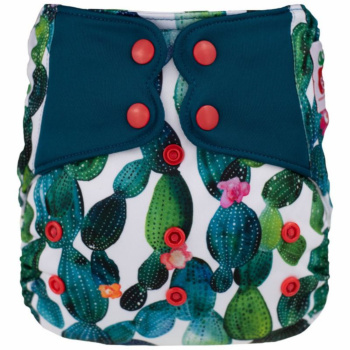 H40 Watercolor Cactus Pattern Cloth Diapers and Accessories