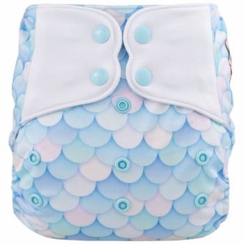 H65 Mermaid Pattern Cloth Diapers and Accessories