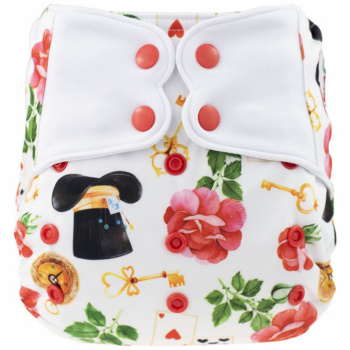 Y75 Alice in Wonderland Pattern Cloth Diapers and Accessories