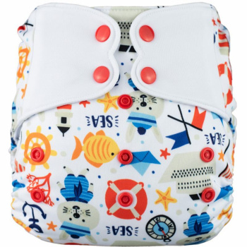 Y83 Rabbit Sailor Pattern Cloth Diapers and Accessories