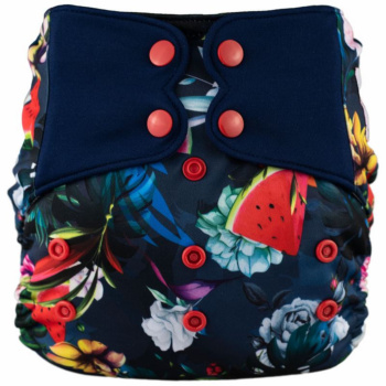 Y87 Dark Watermelon And Flowers Pattern Cloth Diapers and Accessories