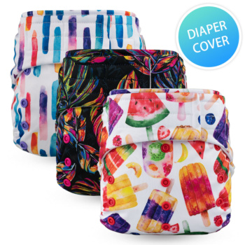 Elf Diaper Waterproof Hook and Loop Cloth Diaper Cover with Eco-Friendly Materials