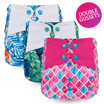 Elf Diaper Keep Your Baby's Skin Happy with Our Reusable Butterfly Tabs Pocket Diaper